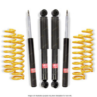 F+R KYB EXCEL-G Shock Absorbers Lowered King Springs for BMW 318i E30 1.8 I4 RWD