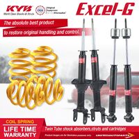 F+R KYB EXCEL-G Shock Absorbers Lowered King Springs for FORD Falcon EF EL V8