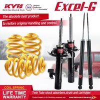 F+R KYB EXCEL-G Shock Absorbers Lowered King Springs for FORD Focus LS LT I4 FWD