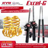 F+R KYB EXCEL-G Shock Absorbers Lowered King Springs for FORD Focus LV I4 FWD