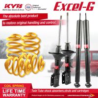 F+R KYB EXCEL-G Shock Absorbers Lowered King Springs for HOLDEN Commodore VR V6