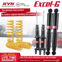 F+R KYB EXCEL-G Shock Absorbers STD King Springs for FORD Fairlane BA BF Sedan