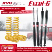 F+R KYB EXCEL-G Shock Absorbers King Springs for Commodore VB VC VH VK Country