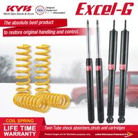 F+R KYB EXCEL-G Shock Absorbers STD King Spring for Commodore VK VL Country Pack