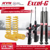 F+R KYB EXCEL-G Shock Absorbers STD King Springs for HOLDEN Commodore VU V6 Ute