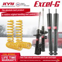 F+R KYB EXCEL-G Shock Absorbers STD King Springs for HOLDEN Commodore VZ Ute