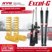 F+R KYB EXCEL-G Shock Absorbers STD King Springs for Commodore VZ Sedan Sports