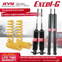 F+R KYB EXCEL-G Shock Absorbers STD King Springs for HOLDEN HQ HJ HX I6 SEDAN