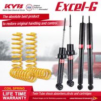 F+R KYB EXCEL-G Shock Absorbers STD King Springs for Pajero NS NT NW DIESEL