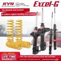 F+R KYB EXCEL-G Shock Absorbers STD King Springs for MITSUBISHI Verada KJ KL