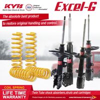 F+R KYB EXCEL-G Shock Absorbers STD King Springs for TOYOTA Aurion GSV40R 2GRFE