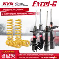 F+R KYB EXCEL-G Shock Absorbers King Springs for TOYOTA Aurion GSV40R Sportivo