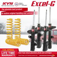 F+R KYB EXCEL-G Shock Absorbers STD King Springs for TOYOTA Camry ACV36R 2.4 I4