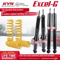 F+R KYB EXCEL-G Shock Absorbers STD King Springs for TOYOTA Hilux Surf KZN185