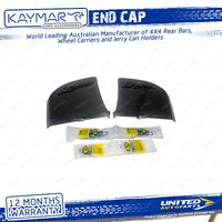 Pair Kaymar End Caps Vehicle Protection for Toyota Land Cruiser Prado 120 Series