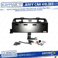 Kaymar Left Hand Double Jerry Can Holder 40L for Nissan Patrol GU Y61 04-16