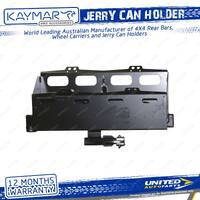 Kaymar Left Hand Double Jerry Can Holder 40L for Nissan Patrol Y62 Series 1-3