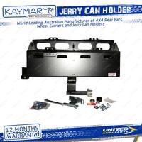 Kaymar Left Hand Double Jerry Can Holder 40L for Toyota Landcruiser 40 Series