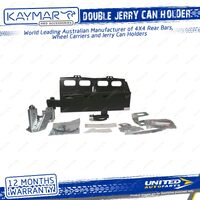 Kaymar Left Double Jerry Can Holder for Toyota Landcruiser 200 Ser GXL SUV 07-15