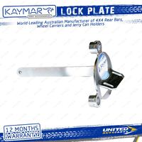 Kaymar Lock Plate for Suits Alloy Wheels Includes Number Plate for Isuzu MU-X LS