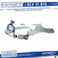 Kaymar Lock Plate Suits Alloy Wheels Incl Number Plate for Nissan Patrol GQ Y60