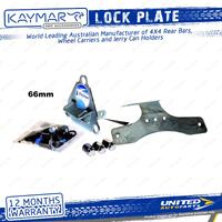 Kaymar Lock Plate Suits Steel Wheels Incl Number Plate for Nissan Patrol GU Y61