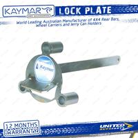 Lock Plate Suits Alloy Wheels Incl Number Plate for Nissan Patrol Y62 Series 1-3