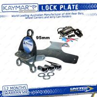 Lock Plate Suits Alloy Wheel Number Plate for Toyota Landcruiser 200 Series