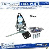 Lock Plate Suits Steel Wheel Incl Number Plate for Toyota Landcruiser 200 Series