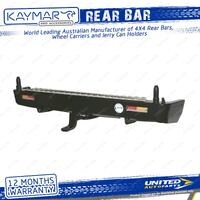 Kaymar Rear Bar Incl Tow Bar Lights for Toyota Land Cruiser Prado 120 Series