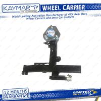 Kaymar Left Hand Steel Alloy Wheel Carrier Number Plate for Toyota Fortuner GUN