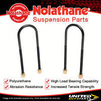 Nolathane Rear Spring u bolt kit for Holden Monaro HK HT HG 6/8CYL 7/1968-6/1971