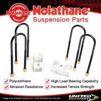 Nolathane Rear Lowering block kit for Nissan Navara D21 D22 4/6CYL 2WD 2.5 Inch