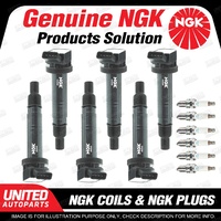 NGK 6 Spark Plugs + 6 Igniton Coils for Toyota Hilux GGN15R GGN25R 4.0L V6