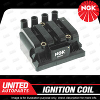 NGK Ignition Coil for Volkswagen Beetle 9C Golf Mk4 2.0L 4Cyl Single