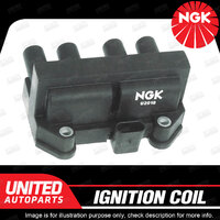 NGK Ignition Coil for Daewoo Lanos Leganza Nubira Tacuma 4Cyl Single