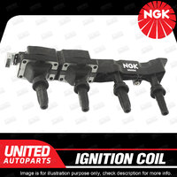 NGK Ignition Coil for Peugeot 206 NFU 307 T5 Partner B9P 1.6l 4Cyl Single