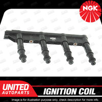 NGK Ignition Coil for Peugeot 207 A7 1.4L 4Cyl 02/2007-09/2012 Single