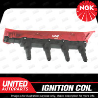 NGK Ignition Coil for Saab 900 9000 9-3 2.0L 2.3L 4Cyl T4 03/1991-10/2003 Single