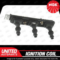 NGK Ignition Coil for Holden Vectra JSII 2.6l V6 2000-2002 Single