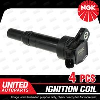 4 NGK Ignition Coils for Hyundai Elantra MD i30 GD i40 VF iX35 Tucson Veloster