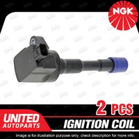 2 x NGK Ignition Coil for Honda Civic FB4 Insight ZE2 Jazz GP1 1.3L 1.5L U5239