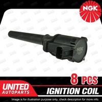 8 x NGK Ignition Coil for Ford Falcon BA BF FG XR8 5.4L V8 MPFI DOHC 32V