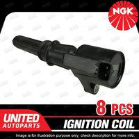 8 x NGK Ignition Coil for Ford Explorer UT UX UZ 4.6L 2ZA V8 2001-2008