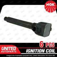 6 x NGK Ignition Coil for Chrysler 300 3.6L GCH 6Cyl MPFI DOHC 24V 210kW