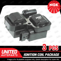 3 x NGK Ignition Coils Pack for Benz C240T S202 C32 C240 W202 C320 W203 CL203