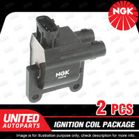 2 x NGK Ignition Coils Pack for Toyota Hilux RZN149R RZN154R RZN169R RZN174R