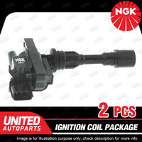 2 x NGK Ignition Coils Pack for Mazda MX-5 NB 1.8L 4Cyl T4 2000-2005