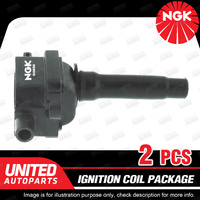 2 x NGK Ignition Coils Pack for Kia Sportage 2.0L 4Cyl 1996-2004 U4020