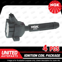 4 x NGK Ignition Coils Pack for Mercedes C180 C200 W203 CLK200K CLK230 A208 C208